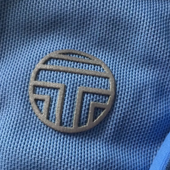 Tory Burch Sport Orange and Light Blue Sports Bral - Picture 9 of 12